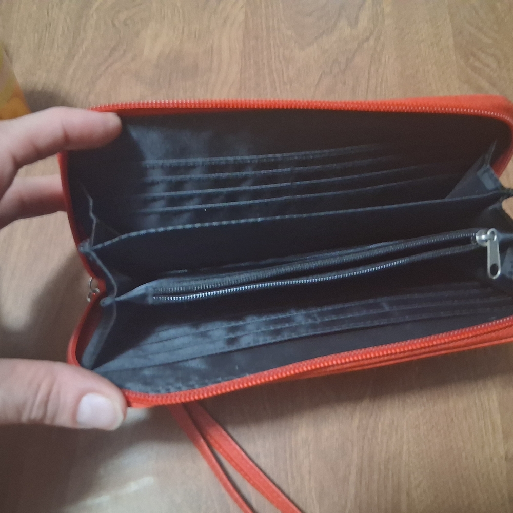 Nicole Miller Red Wristlet Clutch - Picture 5 of 5